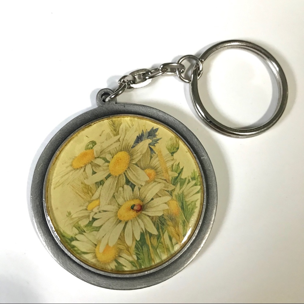 1970’s Daisy and Ladybug Keychain BOGO